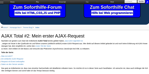 ajax total 2 mein erster ajax request 