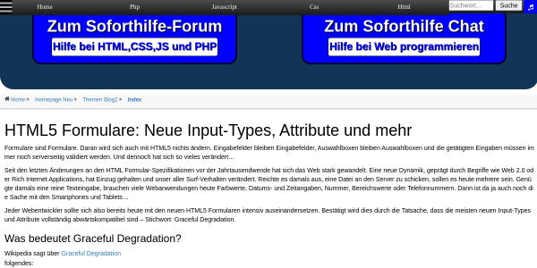 html5 formulare neue input types attribute und mehr 