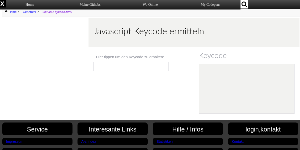 get js keycode 