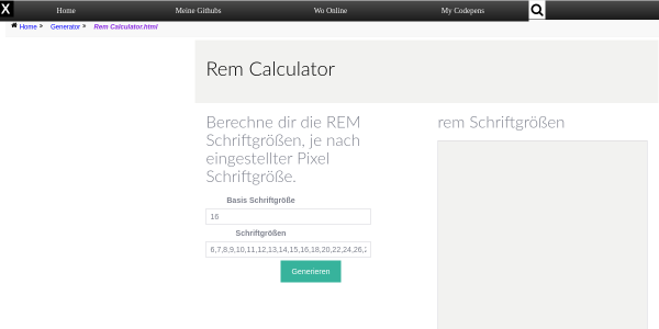 rem calculator 