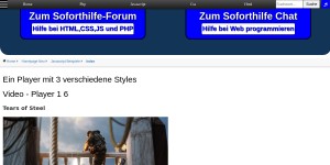 Video Player Beispiele