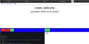 Create Table