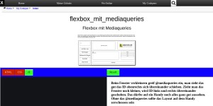Flexbox Mit Mediaqueries