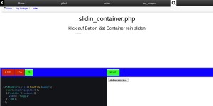 Slidin Container