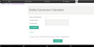 Entity Conversion Calculator